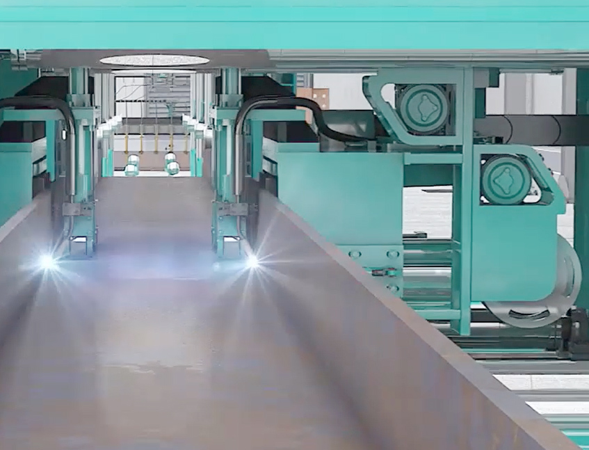 H-beam Horizontal-type Assembling Machine